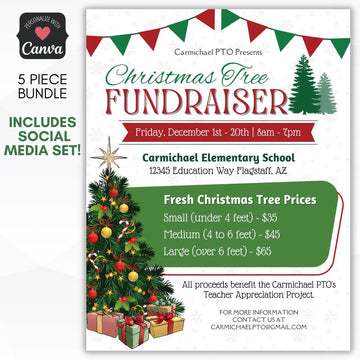 christmas fundrasier school pto pta ideas